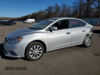 2019 Nissan Sentra SV with VIN 3N1AB7AP7KY447956, listed as a Copart auction lot 43053565 with 128,135 mi miles and Non Repairable. Bid and sale history available at DreamBid. Image 1.