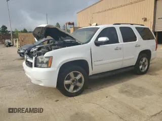 2008 Chevrolet Tahoe LTZ with VIN 1GNFC13J38R103830, listed as a Copart auction lot 53938025 with 161,942 mi miles and Salvage title. Bid and sale history available at DreamBid. Image 1.