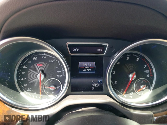2019 Mercedes-Benz GLS 450 with VIN 4JGDF6EE8KB219346, listed as a Copart auction lot 54375644 with 64,271 mi miles and Salvage Title. Bid and sale history available at DreamBid. Image 9.