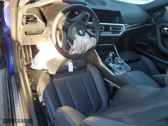 2022 BMW 2 Series M240i xDrive with VIN 3MW53CM07N8C64965, listed as a Copart auction lot 42106755 with 37,010 mi miles and Salvage Title. Bid and sale history available at carsss.com. Image 8.