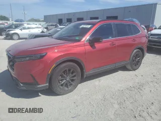 2024 Honda CR-V Sport with VIN 7FARS5H56RE010419, listed as a Copart auction lot 53229845 with 19,705 mi miles and Salvage Title. Bid and sale history available at DreamBid. Image 1.