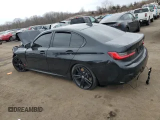 2020 BMW 3 Series M340i xDrive with VIN WBA5U9C01LFH09435, listed as a Copart auction lot 47883435 with Not Provided miles and Salvage Title. Bid and sale history available at DreamBid. Image 2.