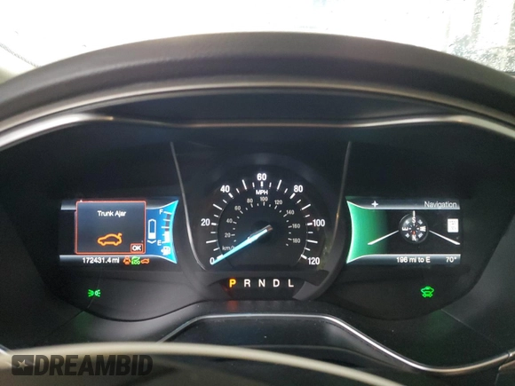 2016 Ford Fusion SE Hybrid with VIN 3FA6P0LU8GR316041, listed as a Copart auction lot 51864795 with 172,431 mi miles and Salvage Title. Bid and sale history available at carsss.com. Image 9.
