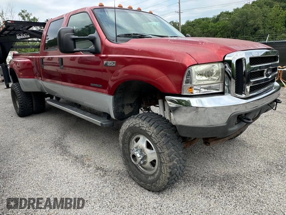 2002 Ford F-350 XL z VIN 1FTWW33F92EA76011, wystawiony jako Copart lot #59820745 z przebiegiem 442 139 mil mil oraz Czysty tytuł • Clean title. Historia ofert i sprzedaży dostępna na DreamBid. Obrazek 1.