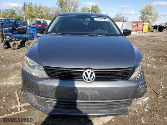 2011 Volkswagen Jetta Sedan S with VIN 3VW1K7AJ2BM048790, listed as a Copart auction lot 52050705 with 209,736 mi miles and Salvage Title. Bid and sale history available at carsss.com. Image 5.