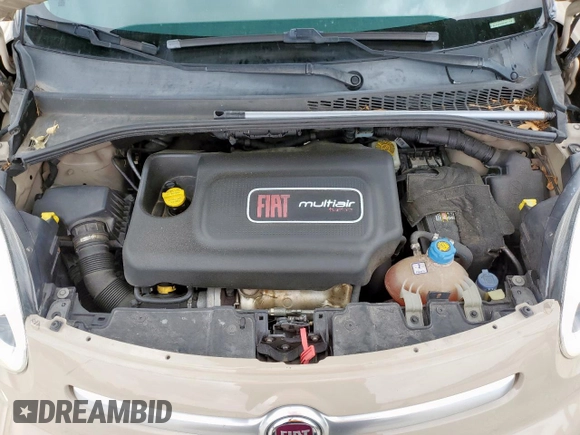 2014 FIAT 500L Trekking with VIN ZFBCFADH5EZ021708, listed as a Copart auction lot 60093615 with 160,414 mi miles and Salvage title. Bid and sale history available at DreamBid. Image 12.
