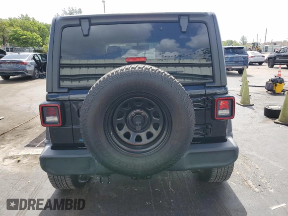 2018 Jeep Wrangler Unlimited Sport S с VIN 1C4HJXDN1JW324720, выставлен на аукционе Copart как лот 64615085 с пробегом 57 434 миль миль и Чистый • Clean title. История ставок и продаж доступна на DreamBid. Изображение 6.