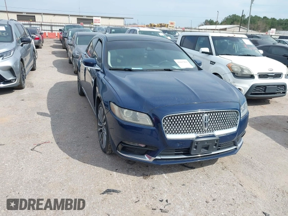 2018 Lincoln Continental Reserve with VIN 1LN6L9NP3J5614469, listed as a IAAI auction lot 41665861 with 67,230 mi miles. Bid and sale history available at carsss.com. Image 1.