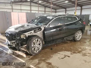 2022 BMW X2 xDrive28i with VIN WBXYJ1C07N5U38996, listed as a Copart auction lot 42139835 with 55,413 mi miles and Salvage Title. Bid and sale history available at carsss.com. Image 1.