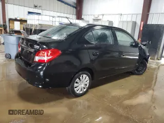 2017 Mitsubishi Mirage ES z VIN ML32F3FJ5HHF11957, wystawiony jako Copart lot #46684135 z przebiegiem 46 936 mil mil oraz Szkody całkowita. Historia ofert i sprzedaży dostępna na DreamBid. Obrazek 3.