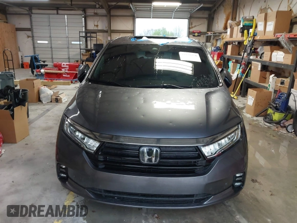 2024 Honda Odyssey Elite with VIN 5FNRL6H97RB031524, listed as a IAAI auction lot 41928350 with 11,681 mi miles. Bid and sale history available at carsss.com. Image 6.
