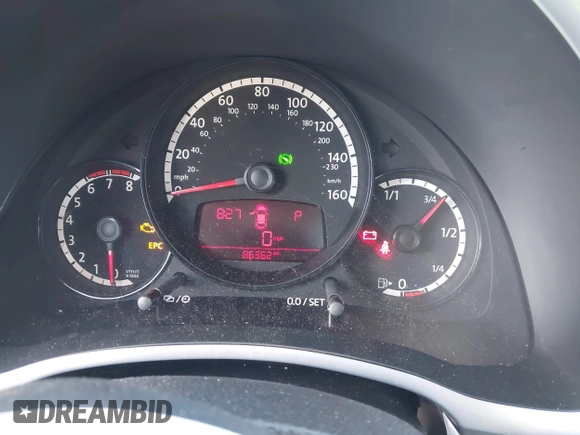 2013 Volkswagen Beetle Fender Edition with VIN 3VWJP7AT2DM614534, listed as a IAAI auction lot 41919625 with 86,362 mi miles and . Bid and sale history available at DreamBid. Image 7.