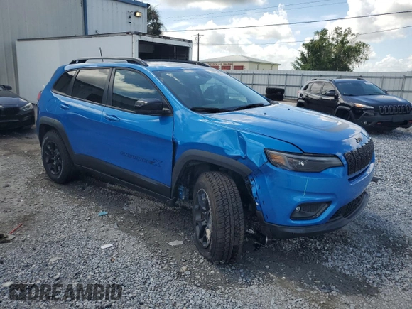 2022 Jeep Cherokee X with VIN 1C4PJMCX1ND526360, listed as a Copart auction lot 65071985 with 29,461 mi miles and Salvage title. Bid and sale history available at DreamBid. Image 4.