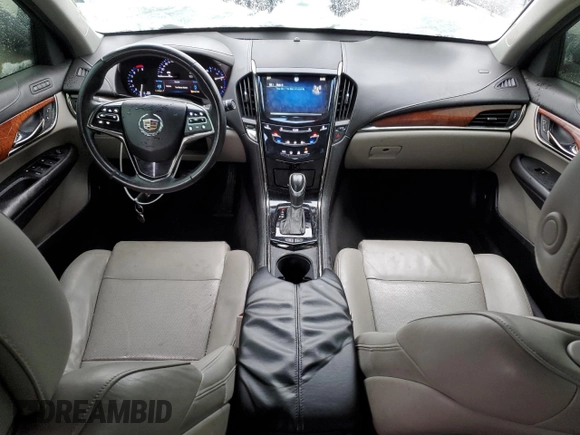 2014 Cadillac ATS Luxury RWD with VIN 1G6AB5SX0E0128741, listed as a Copart auction lot 42639745 with 117,561 mi miles and Salvage Title. Bid and sale history available at carsss.com. Image 8.