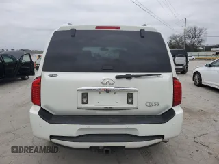 2008 Infiniti QX56 with VIN 5N3AA08C88N911596, listed as a Copart auction lot 81127204 with 82,758 mi miles and Salvage Title. Bid and sale history available at carsss.com. Image 6.
