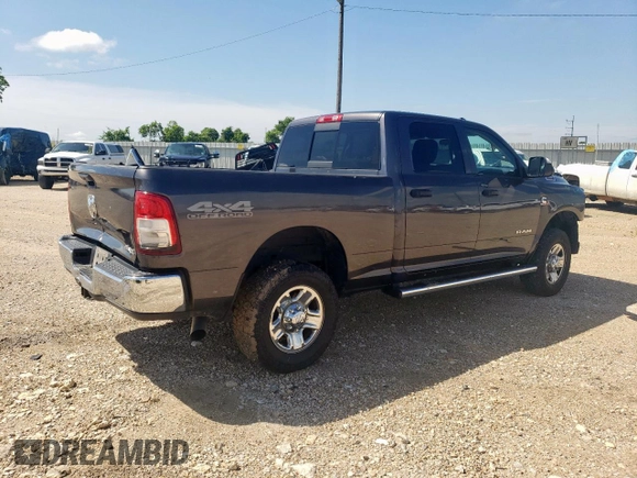 2019 Ram 2500 Tradesman with VIN 3C6UR5CL4KG619510, listed as a Copart auction lot 58254685 with 129,954 mi miles and Salvage title. Bid and sale history available at DreamBid. Image 3.