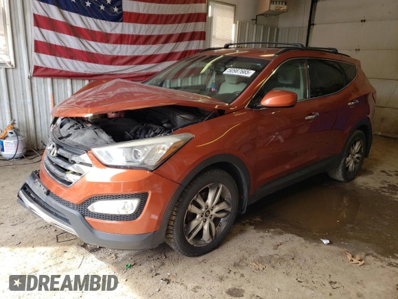2013 Hyundai Santa Fe Sport z VIN 5XYZUDLA4DG079275, wystawiony jako Copart lot #50987665 z przebiegiem 134 064 mil mil oraz Szkoda całkowita • Salvage title. Historia ofert i sprzedaży dostępna na DreamBid. Obrazek 1.