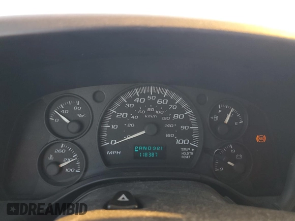 2004 Chevrolet Express Passenger with VIN 1GAHG39U741128458, listed as a Copart auction lot 64436215 with 118,387 mi miles and Salvage title. Bid and sale history available at DreamBid. Image 9.