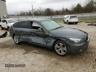 2010 BMW 5 Series 528i with VIN WBANU5C51AC127674, listed as a Copart auction lot 48110725 with 147,262 mi miles and Salvage Title. Bid and sale history available at carsss.com. Image 4.