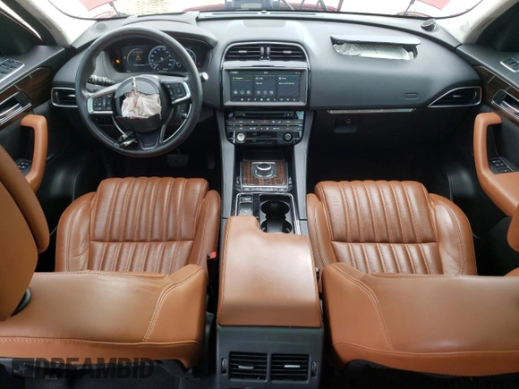 2018 Jaguar F-Pace 30t Portfolio with VIN SADCN2GX3JA288772, listed as a Copart auction lot 73749634 with 72,754 mi miles and Salvage title. Bid and sale history available at DreamBid. Image 8.