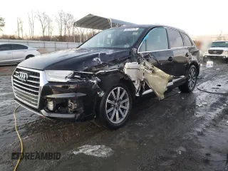 2018 Audi Q7 Premium Plus with VIN WA1LHAF76JD040779, listed as a Copart auction lot 88794175 with 126,377 mi miles and Salvage Title. Bid and sale history available at carsss.com. Image 1.