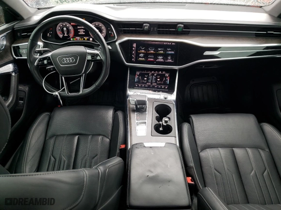 2019 Audi A7 Premium Plus with VIN WAUU2AF26KN120561, listed as a Copart auction lot 61143254 with 63,820 mi miles and Salvage Title. Bid and sale history available at carsss.com. Image 8.