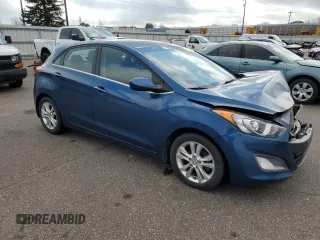 2013 Hyundai Elantra GT with VIN KMHD35LEXDU152018, listed as a Copart auction lot 79480844 with 123,201 mi miles and Salvage Title. Bid and sale history available at carsss.com. Image 4.