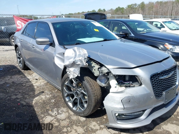 2018 Chrysler 300 with VIN 2C3CCABGXJH243837, listed as a IAAI auction lot 41748996 with 167,978 mi miles. Bid and sale history available at carsss.com. Image 1.