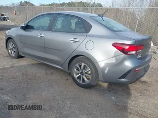 2022 Kia Rio S with VIN 3KPA24ADXNE458764, listed as a IAAI auction lot 41503859 with 43,252 mi miles. Bid and sale history available at carsss.com. Image 3.