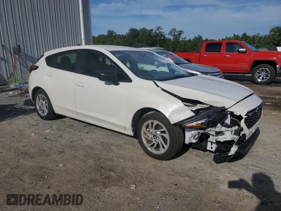 2024 Subaru Impreza with VIN JF1GUABC8R8872320, listed as a Copart auction lot 62474115 with 10,881 mi miles and Salvage title. Bid and sale history available at DreamBid. Image 4.