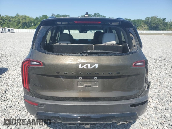 2022 Kia Telluride SX z VIN 5XYP5DHC6NG221853, wystawiony jako Copart lot #52912795 z przebiegiem 78 374 mil mil oraz Szkoda całkowita • Salvage title. Historia ofert i sprzedaży dostępna na DreamBid. Obrazek 6.