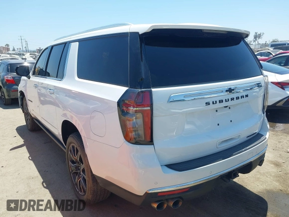 2023 Chevrolet Suburban Premier with VIN 1GNSKFKD6PR294748, listed as a IAAI auction lot 42402000 with 44,783 mi miles and . Bid and sale history available at DreamBid. Image 3.