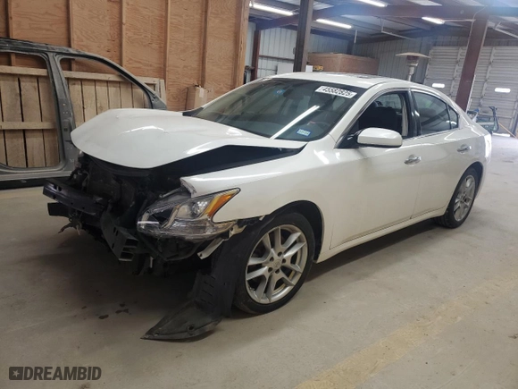 2012 Nissan Maxima 3.5 S with VIN 1N4AA5AP9CC828535, listed as a Copart auction lot 45582825 with 0 mi miles and Salvage Title. Bid and sale history available at carsss.com. Image 1.