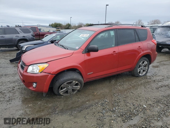 2012 Toyota RAV4 Sport with VIN 2T3WK4DV2CW017111, listed as a Copart auction lot 43661105 with 89,536 mi miles and Salvage Title. Bid and sale history available at carsss.com. Image 1.