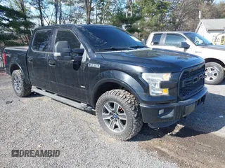 2016 Ford F-150 XLT with VIN 1FTEW1EP8GFB77175, listed as a IAAI auction lot 41858763 with 153,072 mi miles. Bid and sale history available at carsss.com. Image 1.