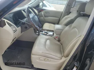 2017 Infiniti QX80 with VIN JN8AZ2NE7H9154114, listed as a Copart auction lot 58202525 with 155,750 mi miles and Salvage title. Bid and sale history available at DreamBid. Image 7.
