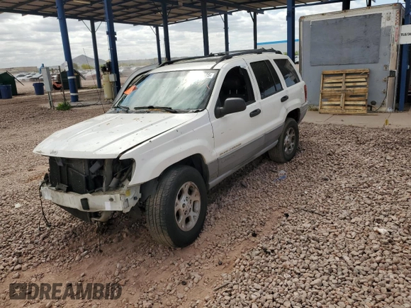 2000 Jeep Grand Cherokee Laredo with VIN 1J4G248S4YC222194, listed as a Copart auction lot 53809825 with Not provided miles and Salvage title. Bid and sale history available at DreamBid. Image 1.