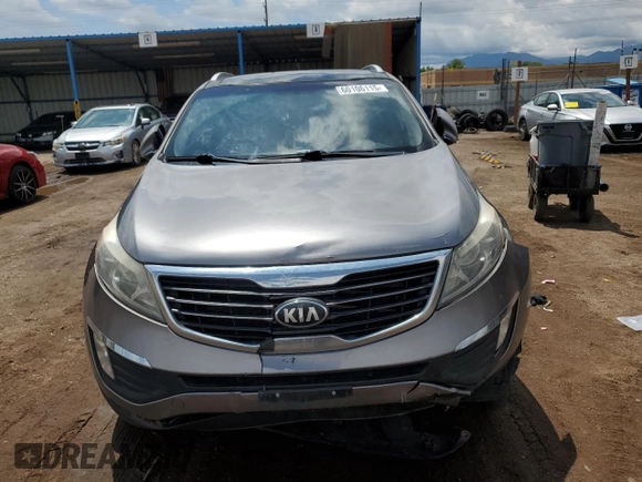 2013 Kia Sportage EX with VIN KNDPCCA25D7402214, listed as a Copart auction lot 60106115 with 146,369 mi miles and Salvage title. Bid and sale history available at DreamBid. Image 5.