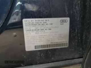 2013 Audi Q5 Premium Plus with VIN WA1LFAFP3DA005533, listed as a Copart auction lot 50541595 with 157,948 mi miles and Non Repairable. Bid and sale history available at carsss.com. Image 13.