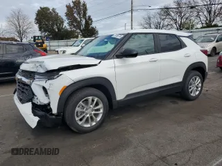 2025 Chevrolet TrailBlazer LS with VIN KL79MMSP7SB047351, listed as a Copart auction lot 78785734 with 579 mi miles and Salvage Title. Bid and sale history available at DreamBid. Image 1.