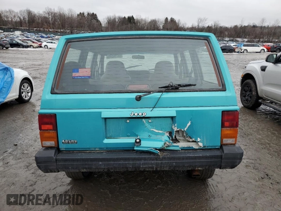 1996 Jeep Cherokee SE z VIN 1J4FJ28S9TL234675, wystawiony jako Copart lot #44796545 z przebiegiem 113 663 mil mil oraz Szkody całkowita. Historia ofert i sprzedaży dostępna na DreamBid. Obrazek 6.