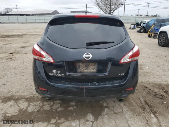 2012 Nissan Murano SV with VIN JN8AZ1MW9CW221598, listed as a Copart auction lot 46633315 with 186,270 mi miles and Non Repairable. Bid and sale history available at carsss.com. Image 6.