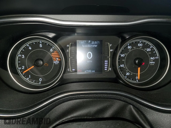 2020 Jeep Cherokee Latitude Plus with VIN 1C4PJMLB7LD516790, listed as a Copart auction lot 64396865 with 67,590 mi miles and Salvage title. Bid and sale history available at DreamBid. Image 9.