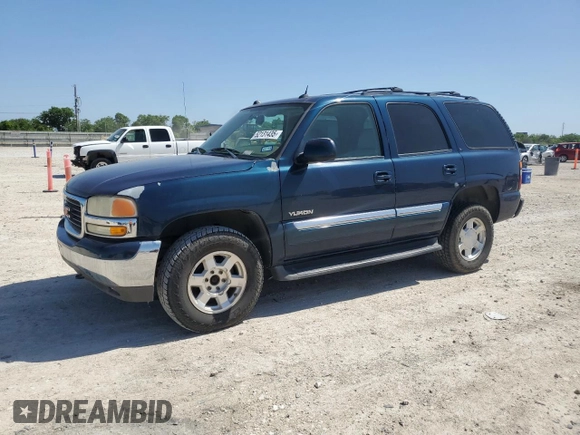 2005 GMC Yukon SLT with VIN 1GKEK13T15J239462, listed as a Copart auction lot 52131435 with 164,696 mi miles and Salvage Title. Bid and sale history available at carsss.com. Image 1.