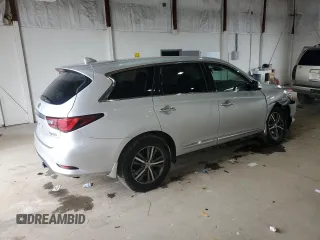 2019 Infiniti QX60 Luxe with VIN 5N1DL0MM1KC511798, listed as a Copart auction lot 57649915 with Not provided miles and Salvage title. Bid and sale history available at DreamBid. Image 3.