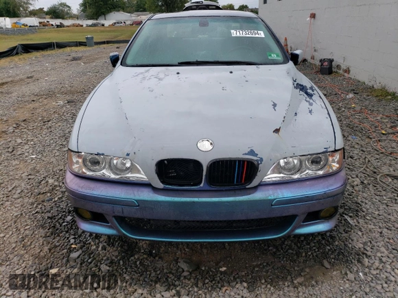 2001 BMW 5 Series 530iA with VIN WBADT63411CF04826, listed as a Copart auction lot 71732694 with 156,297 mi miles and Salvage Title. Bid and sale history available at carsss.com. Image 5.