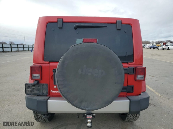2012 Jeep Wrangler Unlimited Sahara with VIN 1C4BJWEGXCL223261, listed as a Copart auction lot 49350525 with 153,256 mi miles and Salvage Title. Bid and sale history available at carsss.com. Image 6.