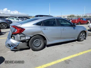 2019 Honda Civic LX with VIN 2HGFC2F66KH548402, listed as a Copart auction lot 51483625 with 70,762 mi miles and Salvage Title. Bid and sale history available at DreamBid. Image 3.