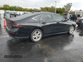 2023 Honda Accord Sedan LX with VIN 1HGCY1F29PA031001, listed as a Copart auction lot 52511495 with 23,461 mi miles and Clean Title. Bid and sale history available at carsss.com. Image 3.