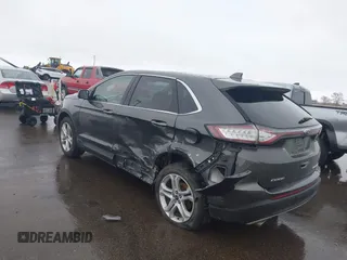 2017 Ford Edge Titanium with VIN 2FMPK4K9XHBB58184, listed as a IAAI auction lot 41945899 with 107,341 mi miles. Bid and sale history available at carsss.com. Image 3.